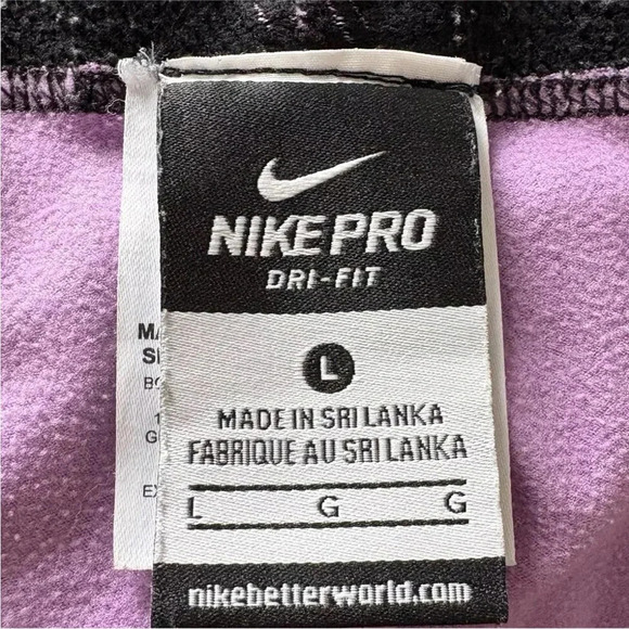 Nike Pro Dri-Fit Athletic Leggings Womens Size Large (845) - Picture 3 of 5